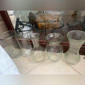 Clear Glass Vase